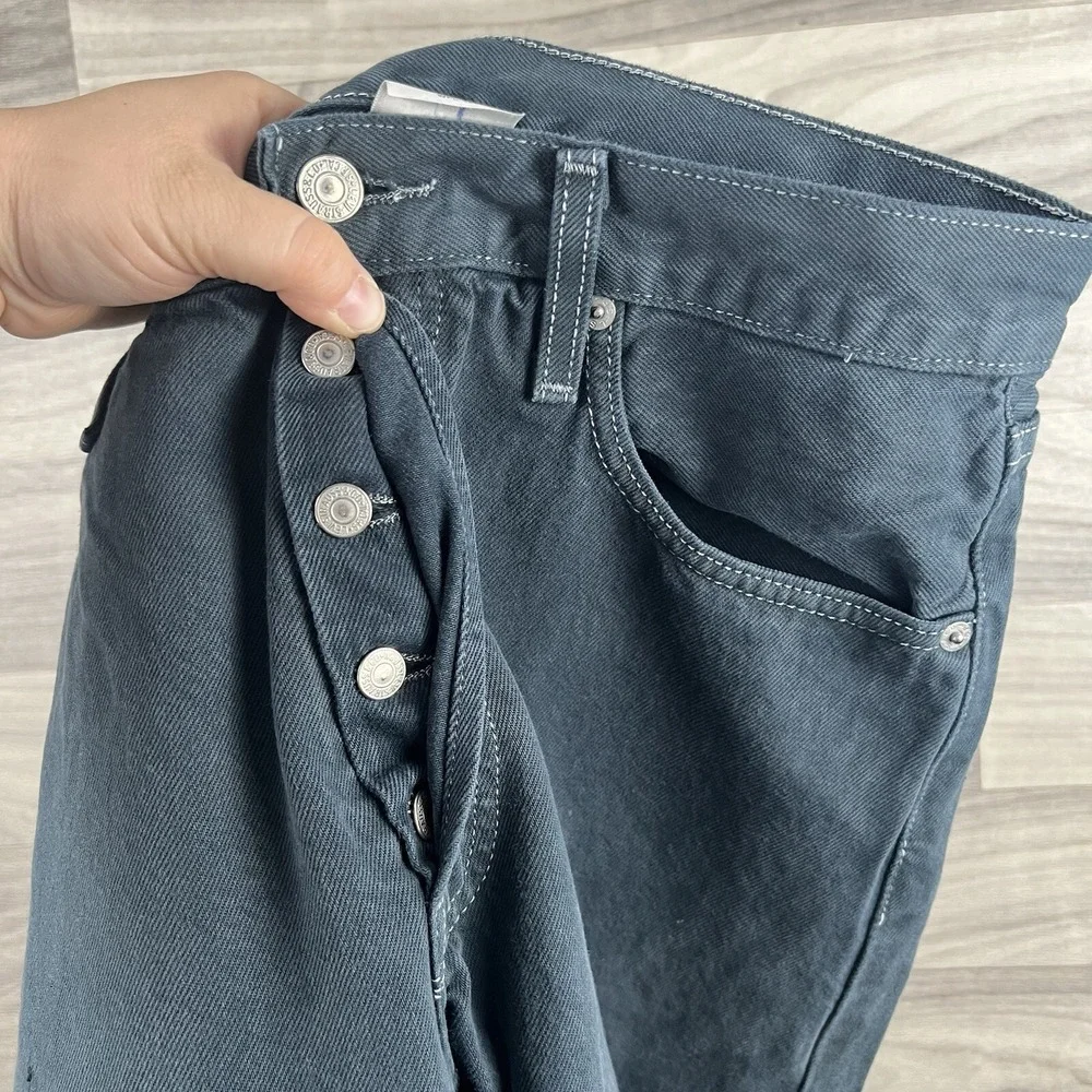 VTG Levi's Jeans Mens 34W 34L Green‎ Button Fly 90s RedTab Y2K Classic Denim